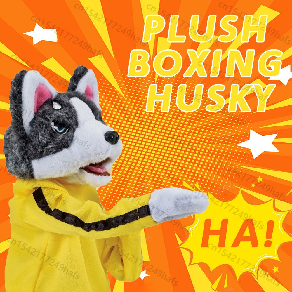 SnapJabs motorized boxing plush - husky